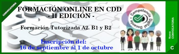 Formación online en CDD Edición II