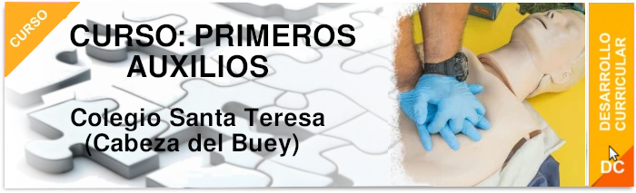 Curso de Primeros Auxilios en el Colegio de Santa Teresa (Cabeza del Buey)