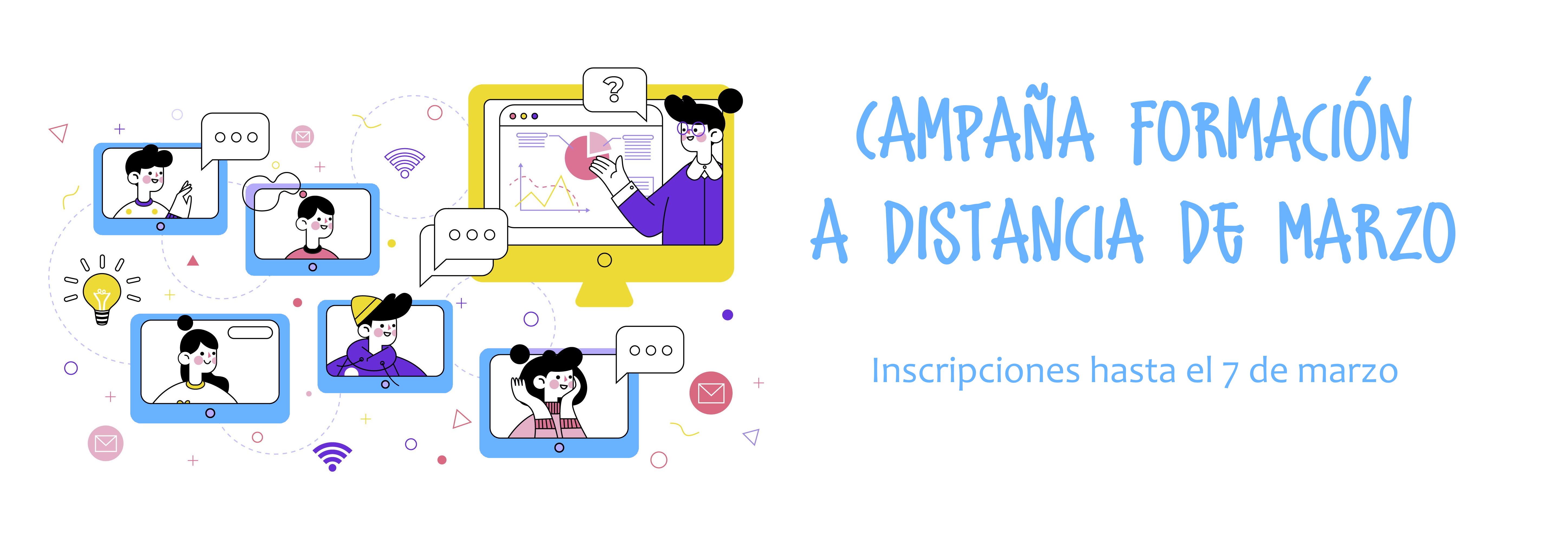 Banner formación a distancia marzo