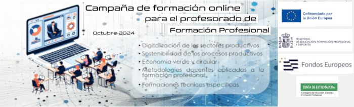 Imagen para la Campaña Online de formación del profesorado de FP