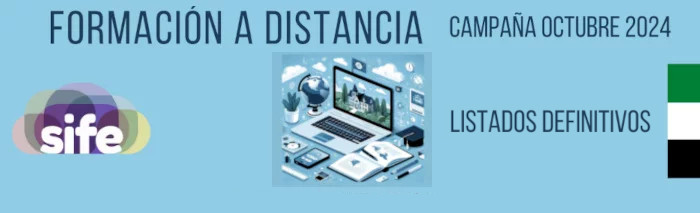 Formación a distancia - Listados Definitivos