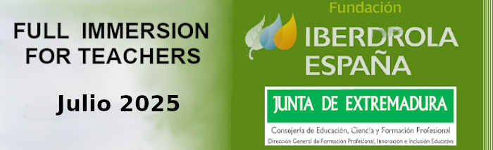 Logo Inmersión Inglés Julio 2025 (Fundación Iberdrola)