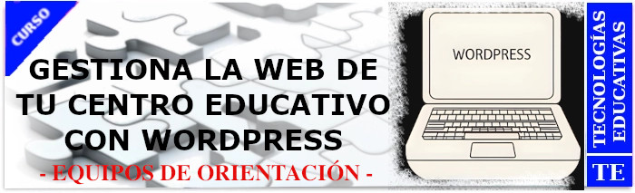 Gestión del portal de centros con WordPress para Equipos de orientación